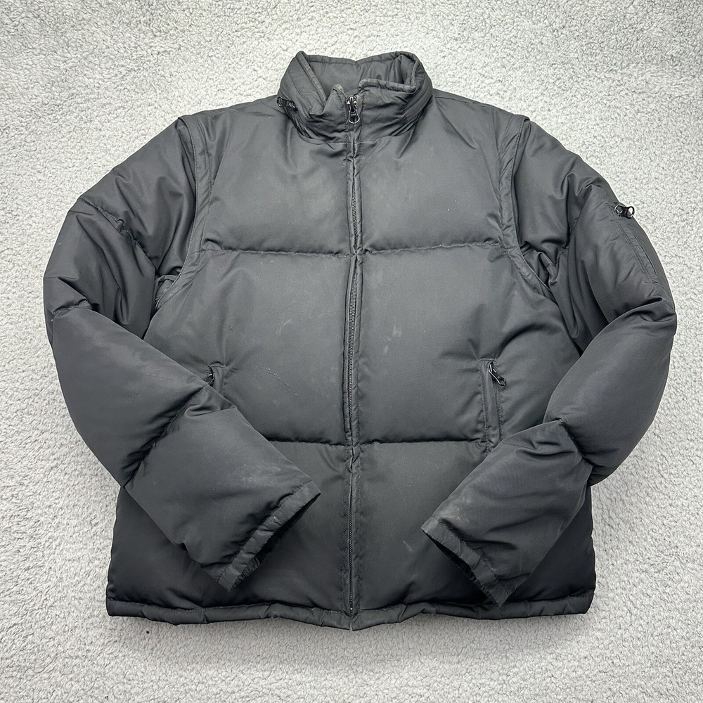 J. Crew Outerwear Women's Size Small Black Full Zip Coat Duck Down Puffer Jacket